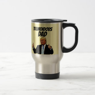 CANECA DE VIAGEM TREMENDO PAI TRUMP