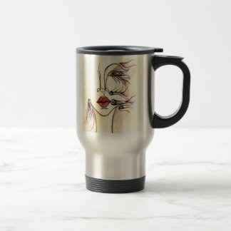 Caneca de viagem tribal do robô