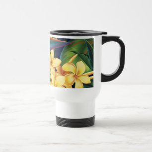 Caneca de viagem Tropical Paradise Plumeria