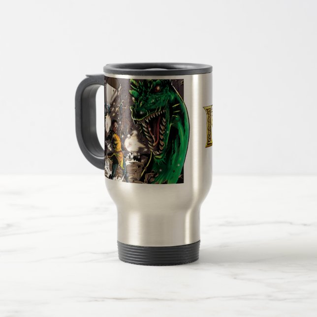 Caneca de viagem V2 Legendlore (Frente Esquerda)