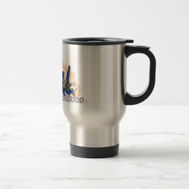 Caneca de viagem Vail Colorado (Direita)