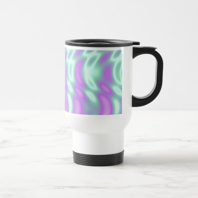 Caneca de viagem verde alienígena (Direita)