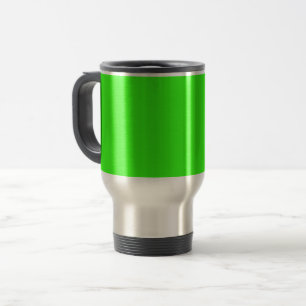 Caneca de Viagem Verde Neon – Personalizável