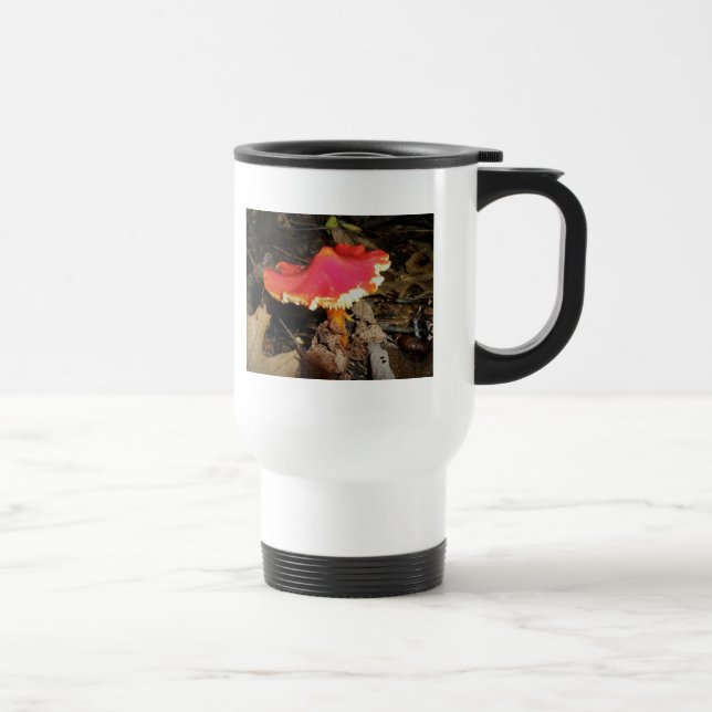 Caneca de viagem Vermelha Brilhante (Direita)