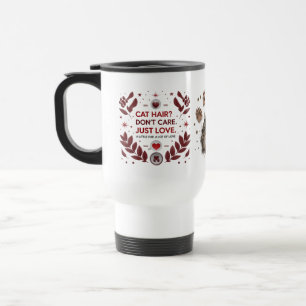 Caneca de viagem - Viagem ao trabalho Vermelha Neg