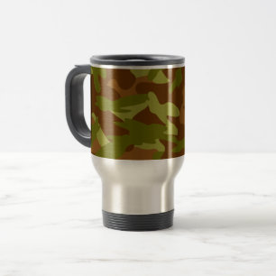 Caneca de viagem Vintage Camo