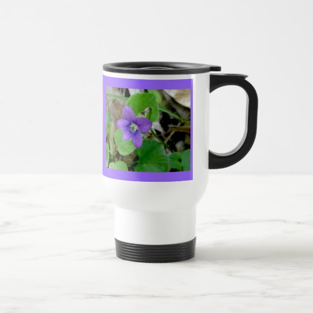 Caneca de viagem violeta (Direita)