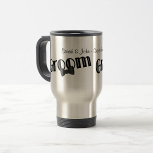 Caneca de viagem Wedding personalizada noivo