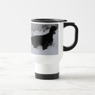 Caneca de viagem White do Gordon Setter