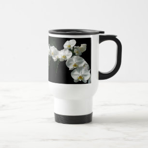 Caneca de viagem White Orchids