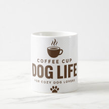 Caneca de Vida de Cachorro Xícara de Café para Ama