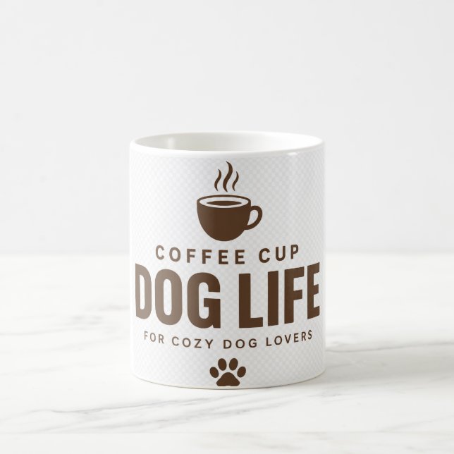 Caneca de Vida de Cachorro Xícara de Café para Ama (Centro)