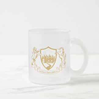 Caneca de Vidro Jateado