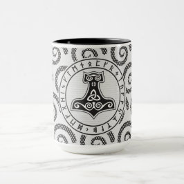Caneca de Viking do martelo do Thor