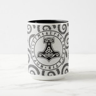 Caneca de Viking do martelo do Thor