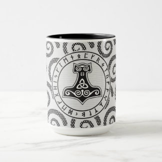 Caneca de Viking do martelo do Thor