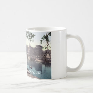 Caneca de Vintage Wales, Castelo de Carnarvon 1905