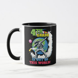 Caneca De volta à Escola 4º Espaço Fora deste Mundo