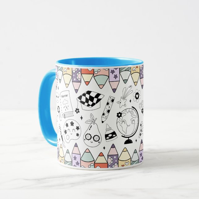 Caneca De Volta às Aulas (Frente Esquerda)
