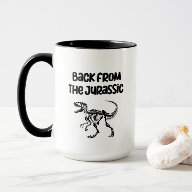 Caneca De Volta Do Jurássico (Com Donut)