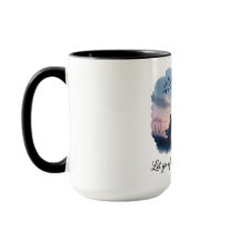Caneca de Voo de Pombo em Aquarela - Solte