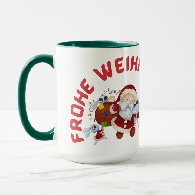 Caneca de weihnachten,weihnacht,weihnachte,weihnachts, (Esquerda)