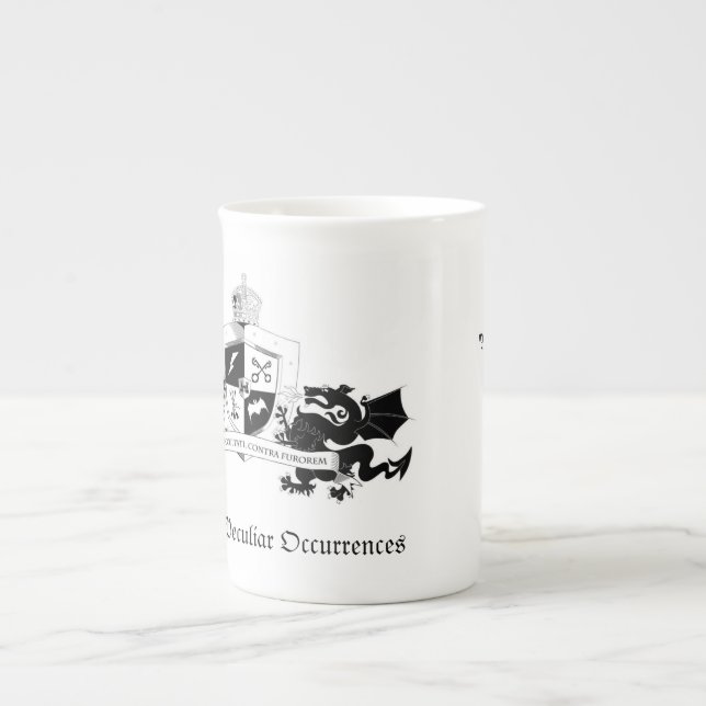 Caneca de Wellington da porcelana de osso (Frente)