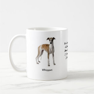 Caneca de Whippet - com duas imagens e um motivo