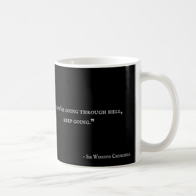 Caneca de Winston Churchill - citações 1 (Direita)