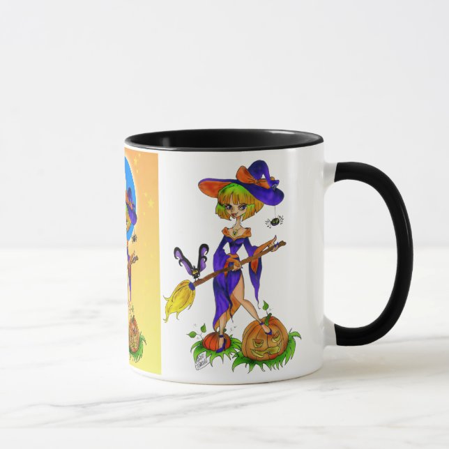 Caneca de "Witchie-Poo" o DIA DAS BRUXAS (Direita)