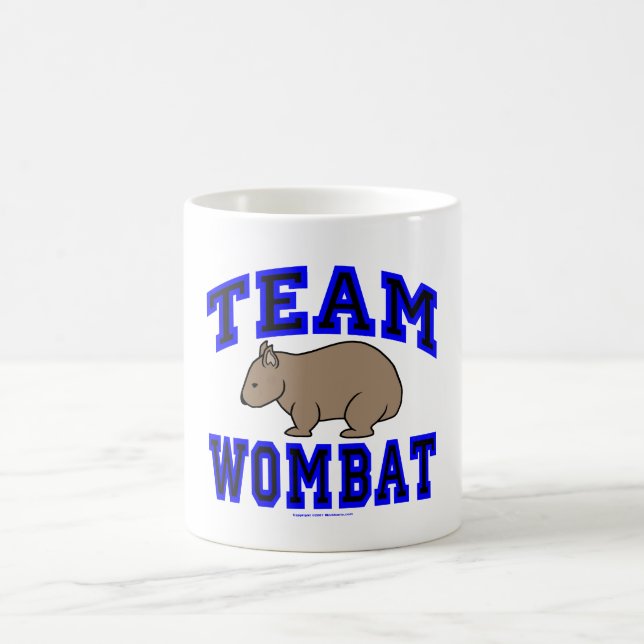 Caneca de Wombat IV da equipe (Centro)