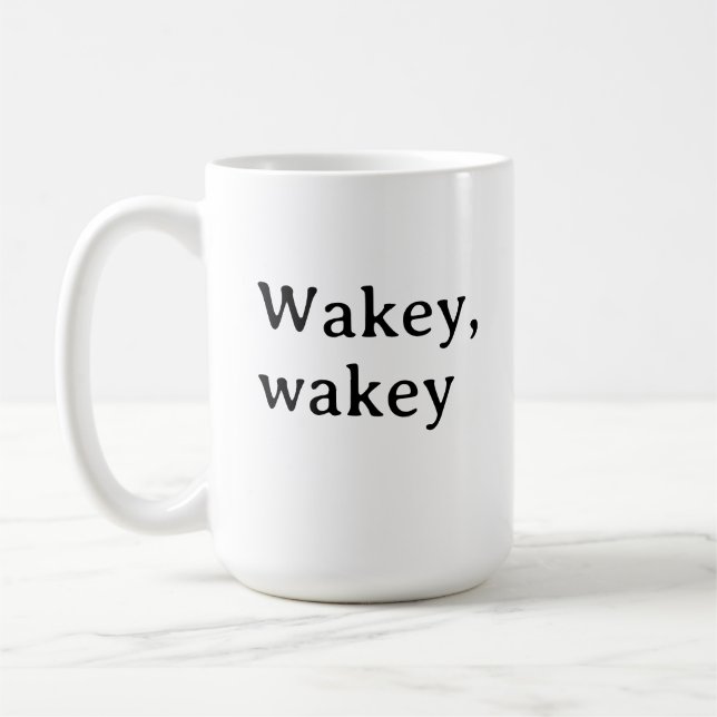 Caneca de xícara de café ou chá engraçada (Esquerda)