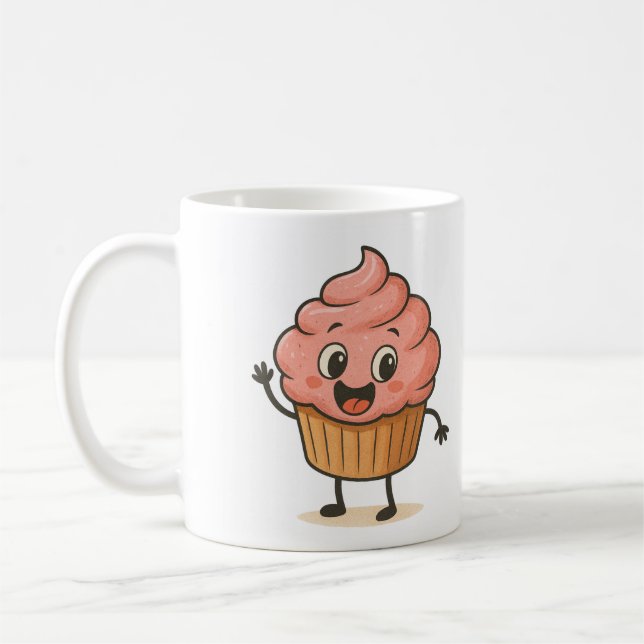 Caneca de Xícara de Sorriso Fofo (Esquerda)