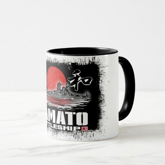 Caneca de Yamato da navio de guerra (Frente Esquerda)