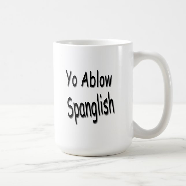 Caneca de Yo Ablow Spanglish (Direita)