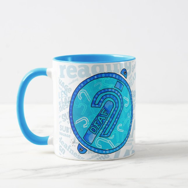 Caneca Deaf Symbol English (Esquerda)