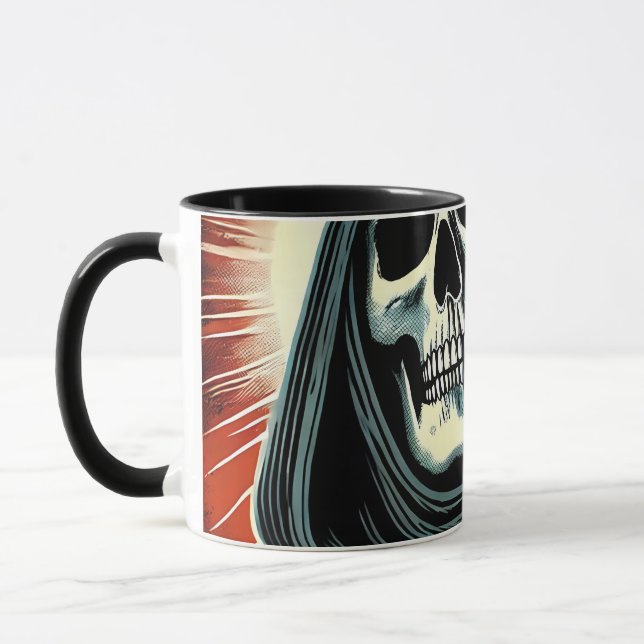 Caneca death character illustration (Esquerda)