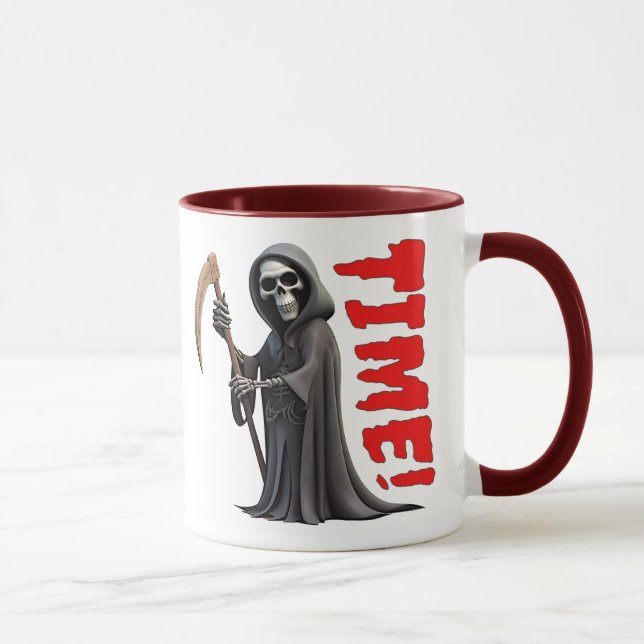 Caneca Deathly Delights Grim Reaper Humorous (Direita)