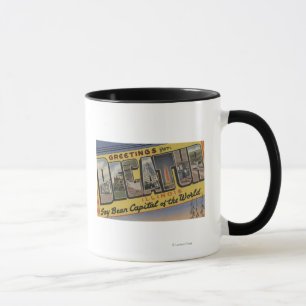 Caneca Decatur, Illinois (capital do feijão da soja)