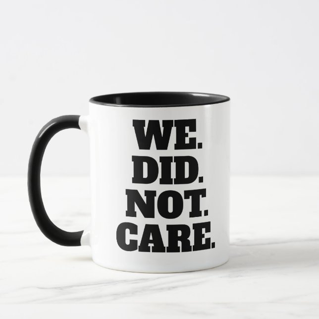 Caneca Declaração de texto moderno | Tipografia Texto Bra (Esquerda)