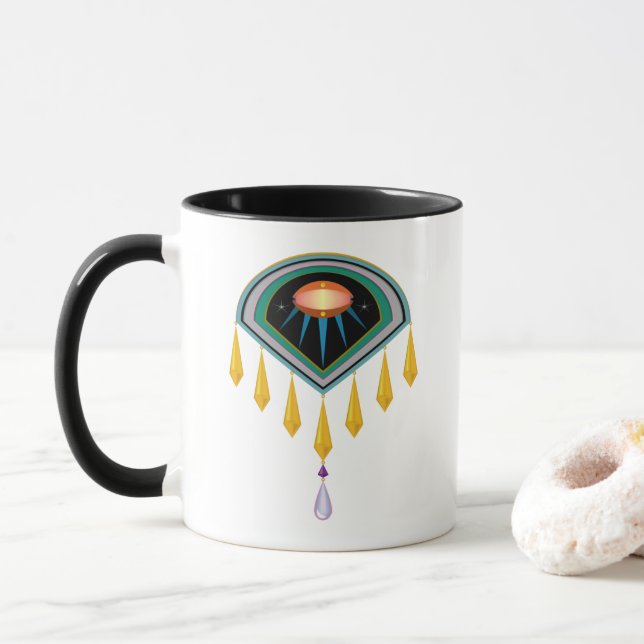 Caneca Deco Space Egg Mug 11oz. (Com Donut)