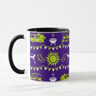 Caneca Decoração de Acampamento de Caravana