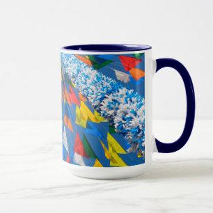 Caneca Decoração de Bandeira Triangular