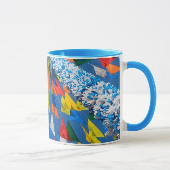 Caneca Decoração de Bandeira Triangular (Direita)