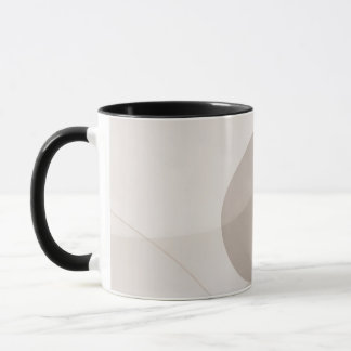 Caneca Decoração Moderna Neutra em Taupe | Galeria Contem