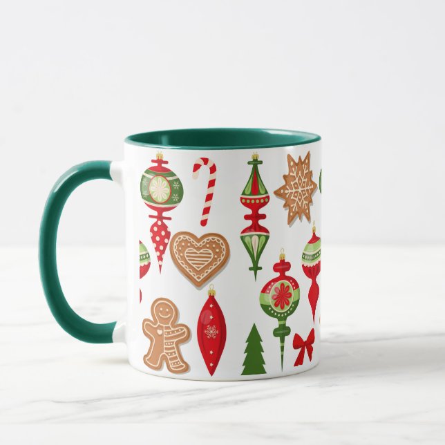 Caneca Decorações de Natal Gingercake Cookies Candy (Esquerda)