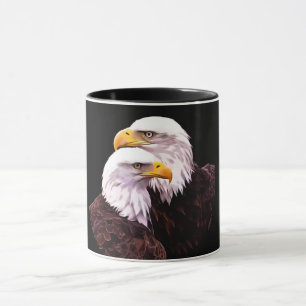 Caneca Decorah North Eagles Sr. North e DNF Mug