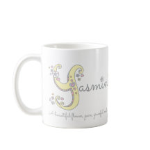 Caneca decorativa do monograma do significado