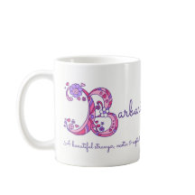 Caneca decorativa do monograma do significado