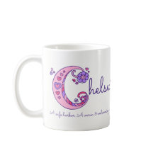 Caneca decorativa do monograma do significado